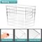Sorbus Large Plastic Storage Bins - for Kitchen Organization, Pantry Organizers and Storage, Fridge Organizer - Clear Storage Bins (8 pack)